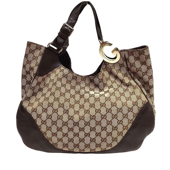 Gucci GG Jumbo Cavas Hobo EUC - Picture 1 of 8